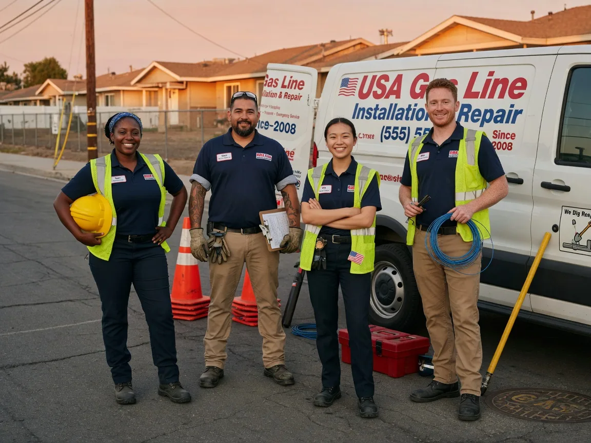 Gas Line Installation company in Oakwood, TX